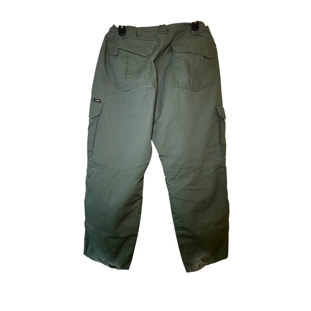 CQR Gear Tactical Pants Mens 34 X30 Rip Stop Cargo‎ TLP760 Duratex Olive Green